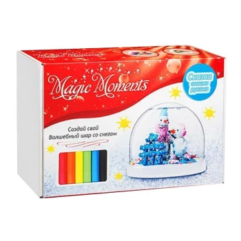 Набор для творчества MAGIC MOMENTS mm-1 Волшебный шар Снеговики