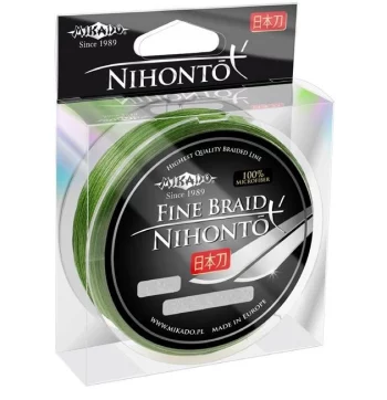 Леска плетеная Mikado Nihonto Fine 0,3 мм, 150 м, 29,6 кг green(Nihonto Fine)